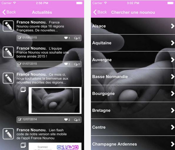 Les applications utiles après la naissance de bébé